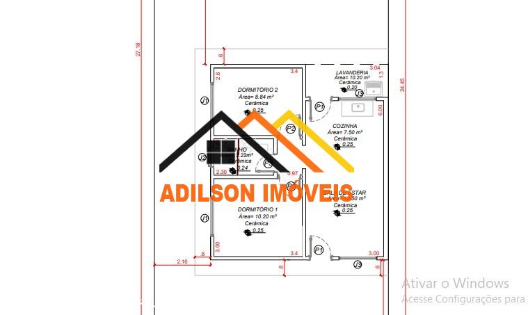 Casa, 2 quartos, 51 m² - Foto 1