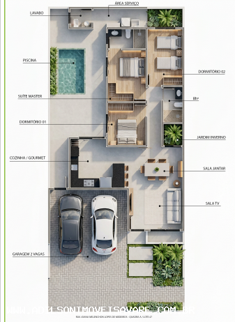 Casa, 2 quartos - Foto 2